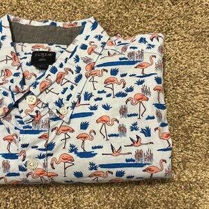 Flamingo button down